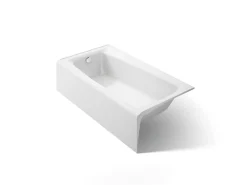 60" x 32" alcove bath, left drain
