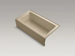 60" x 32" alcove bath, right drain