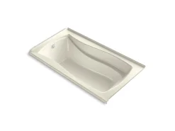 66" x 36" alcove Heated BubbleMassage™ air bath, left drain