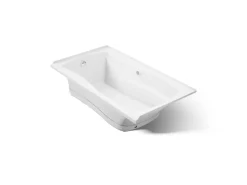 66" x 36" alcove Heated BubbleMassage™ air bath with Bask® heated surface, left drain