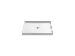 36" x 34" alcove shower base, center drain