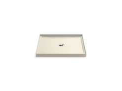 36" x 34" alcove shower base, center drain