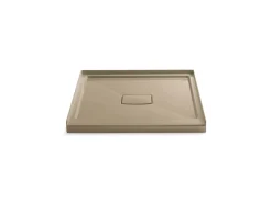 42" x 42" alcove shower base, center drain