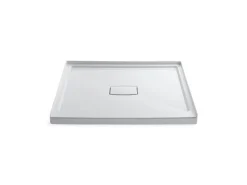 48" x 48" alcove shower base, center drain