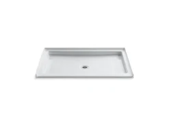 48" x 36" alcove shower base, center drain
