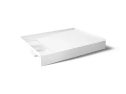 48" x 36" alcove shower base, left drain