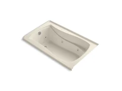 60" x 36" alcove whirlpool, left drain