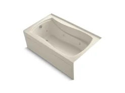 60" x 36" alcove whirlpool, left drain