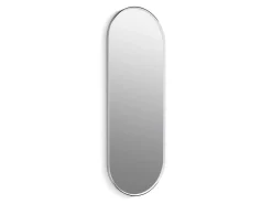 22" x 60" capsule framed mirror