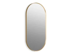 20" x 40" capsule framed mirror