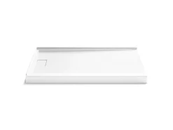 60" x 36" corner shower base, left drain