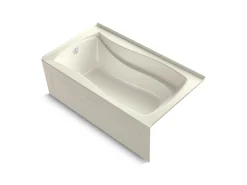 66" x 36" drop-in/alcove Heated BubbleMassage™ air bath, left drain