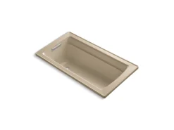 60" x 32" drop-in bath with Bask® heated surface