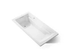 72" x 36" drop-in bath with Bask® heated surface