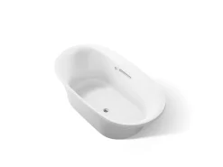 65-1/2" x 35-3/4" drop-in bath with Bask® heated surface
