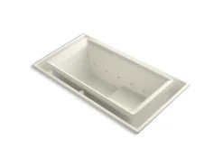 63" x 31-1/2" drop-in Effervescence bath