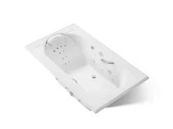 72" x 42" drop-in Effervescence whirlpool bath