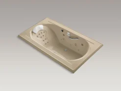 72" x 42" drop-in Effervescence whirlpool bath