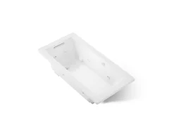60" x 30" drop-in Heated BubbleMassage™ air bath with whirlpool