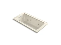 60" x 30" drop-in Heated BubbleMassage™ air bath with whirlpool