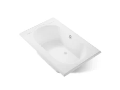 66" x 42" drop-in Heated BubbleMassage™ air bath with Bask® heated surface