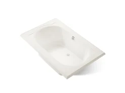 66" x 42" drop-in Heated BubbleMassage™ air bath with Bask® heated surface