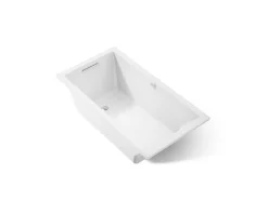60" x 32" drop-in Heated BubbleMassage™ air bath with Bask® heated surface