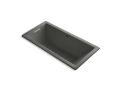 66" x 32" drop-in Heated BubbleMassage™ air bath with Bask® heated surface