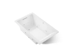 60" x 36" drop-in Heated BubbleMassage™ air bath with whirlpool