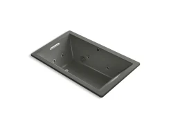 60" x 36" drop-in Heated BubbleMassage™ air bath with whirlpool
