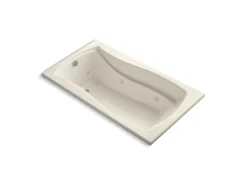 66" x 35-7/8" drop-in heated whirlpool bath
