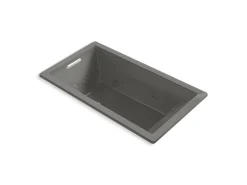 66" x 36" drop-in heated whirlpool bath