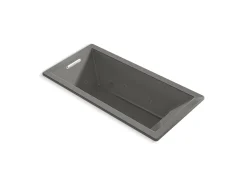 66" x 32" drop-in heated whirlpool bath