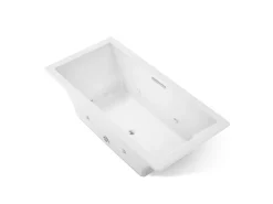 72" x 36" drop-in heated whirlpool bath