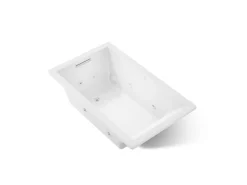 60" x 36" drop-in heated whirlpool bath