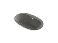 60" x 36" drop-in heated whirlpool bath