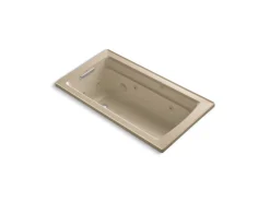 60" x 32" drop-in whirlpool bath