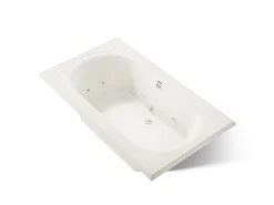 72" x 42" drop-in whirlpool bath