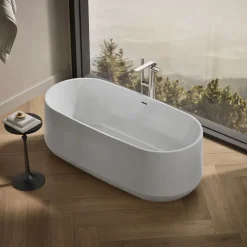 65-1/4" x 31-1/4" freestanding bath