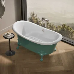 66-1/8" x 32-1/2" freestanding bath