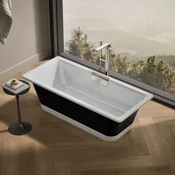 63" x 28-3/8" freestanding bath with base