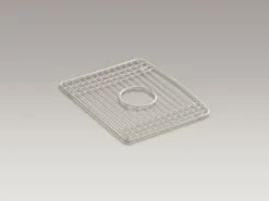 14-15/16" x 12-1/8" stainless steel bottom bowl rack